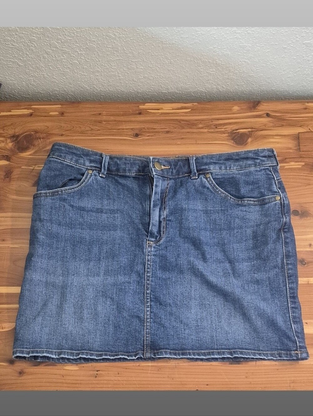 H&M Blue Denim Mini Skirt